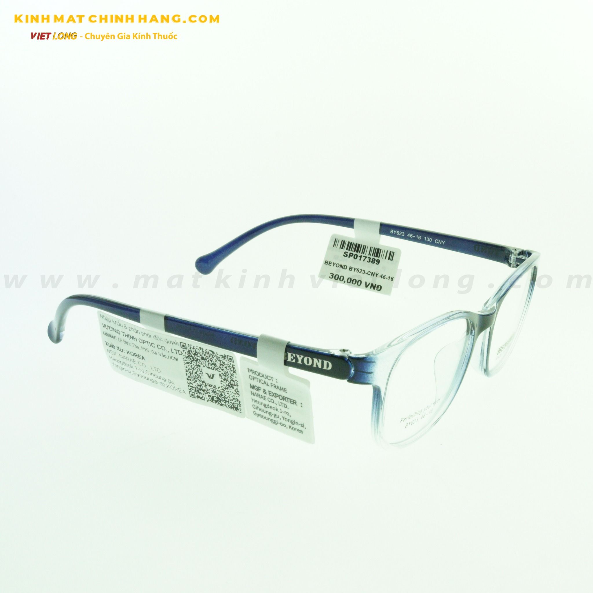  GỌNG KÍNH BEYOND BY623-CNY 46-16 