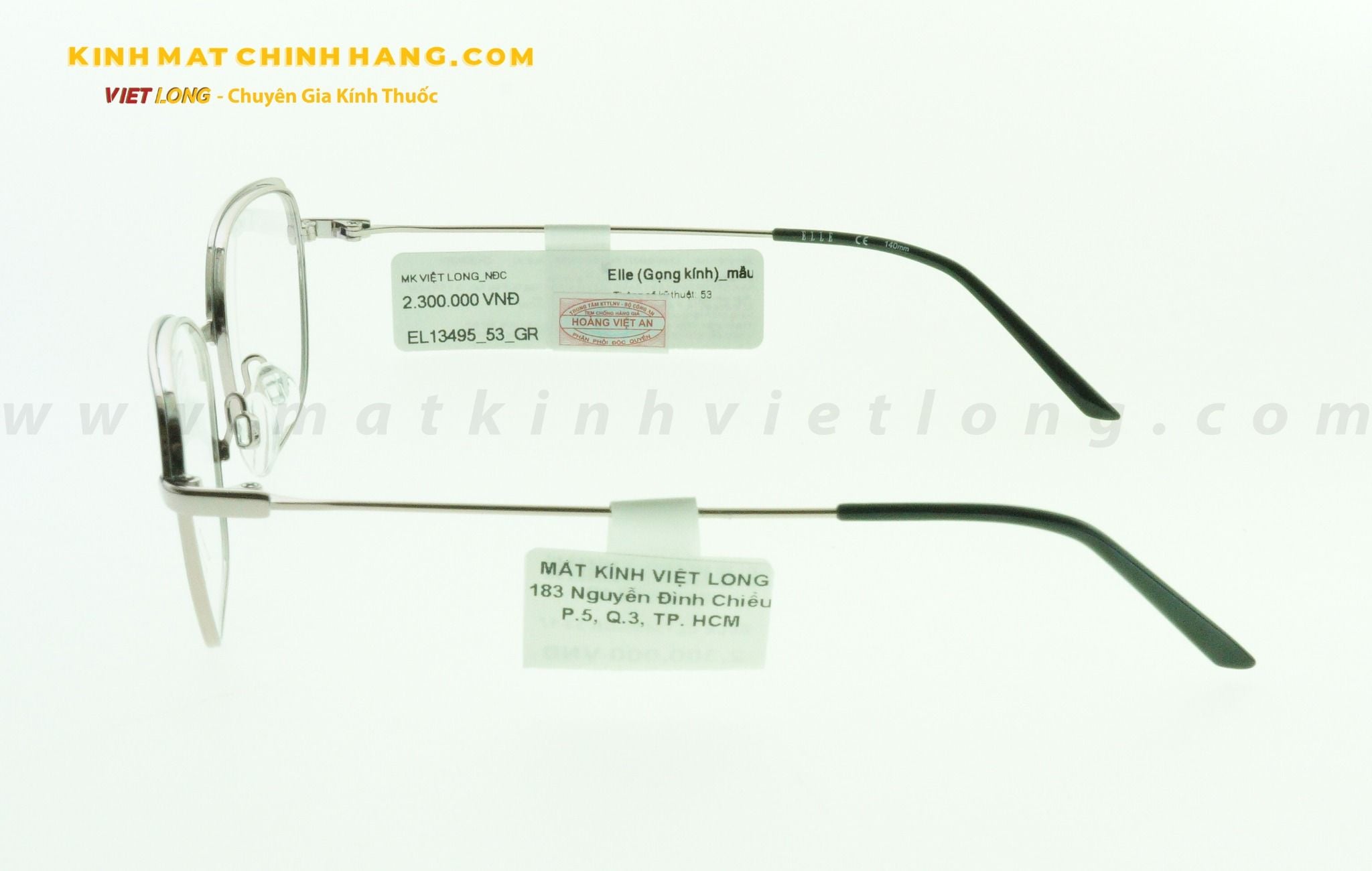  GỌNG KÍNH ELLE EL13495-GR 53-17 