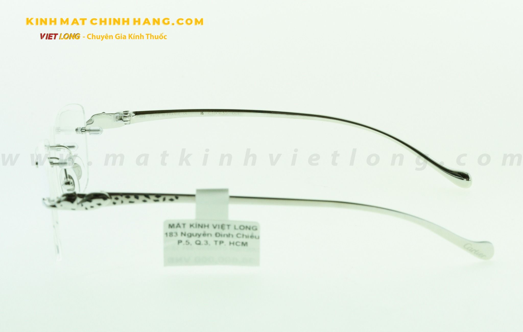  GỌNG KÍNH CARTIER CT0063O-001 53-18 