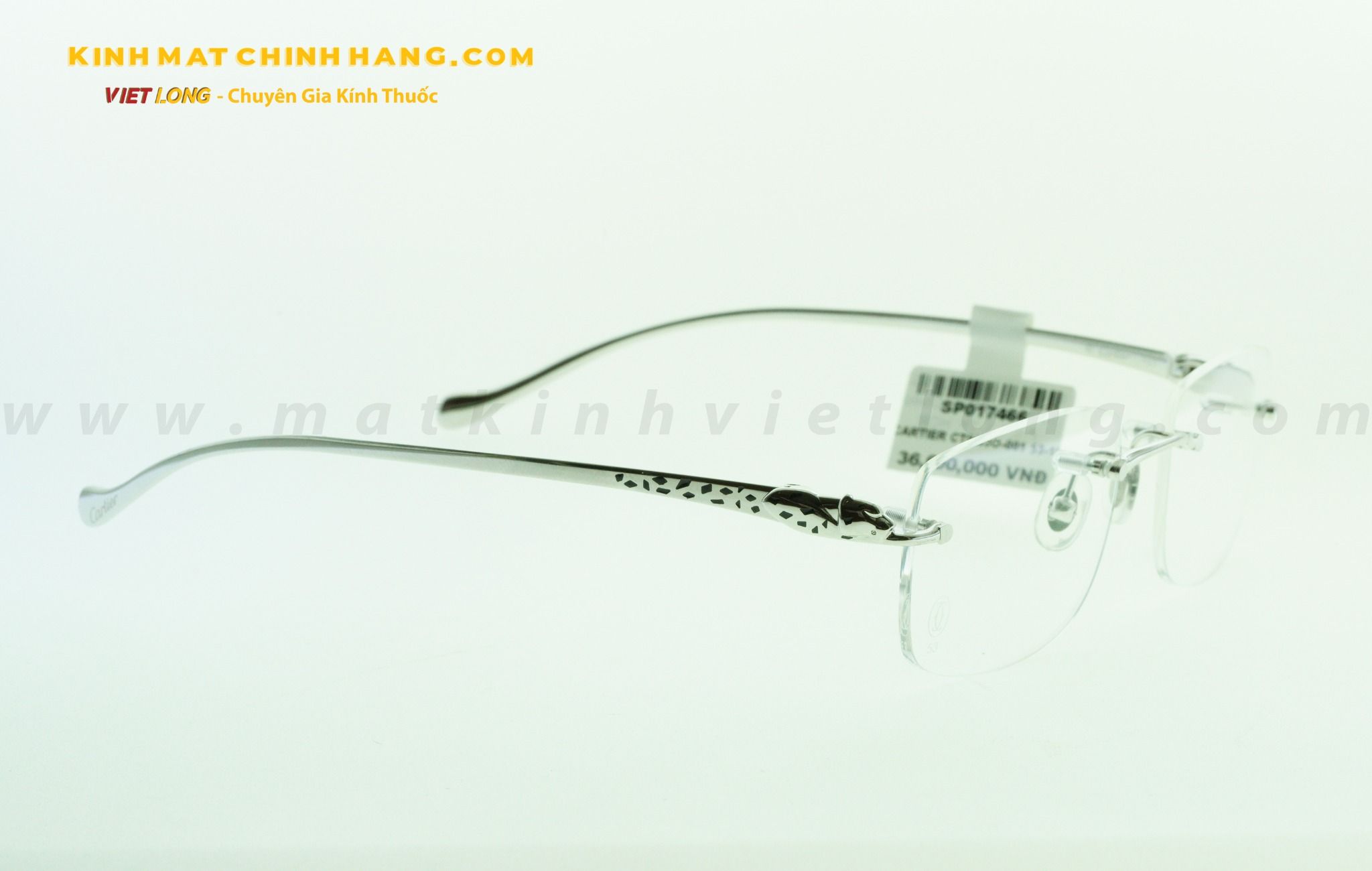  GỌNG KÍNH CARTIER CT0063O-001 53-18 