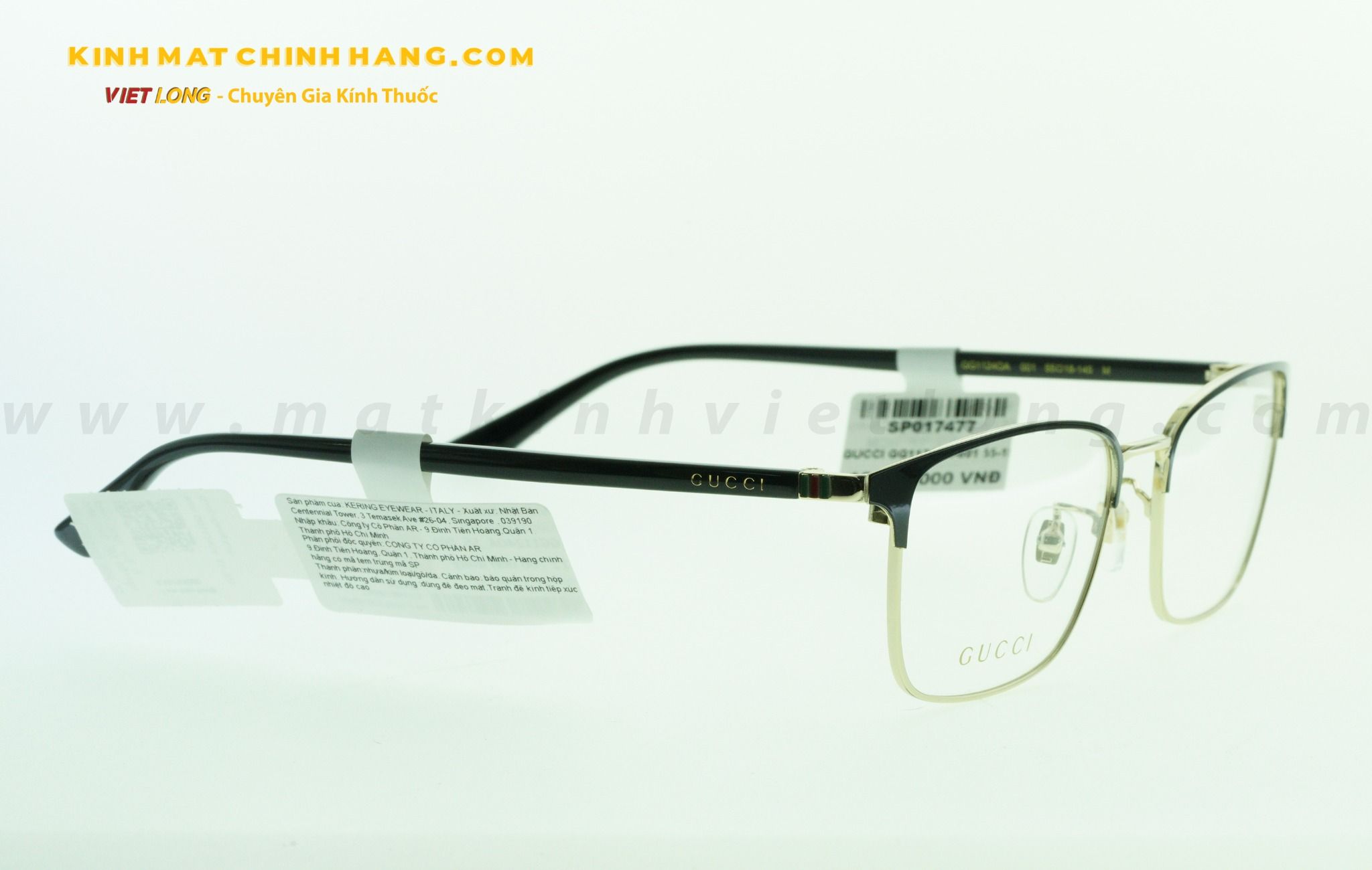  GỌNG KÍNH GUCCI GG1124OA-001 55-18 