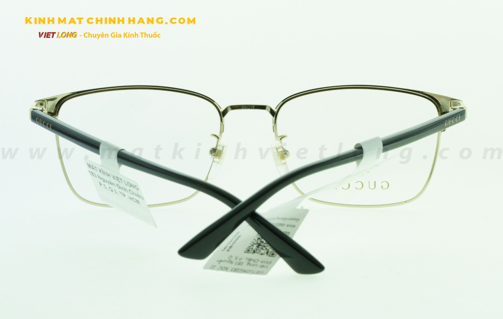  GỌNG KÍNH GUCCI GG1124OA-001 55-18 