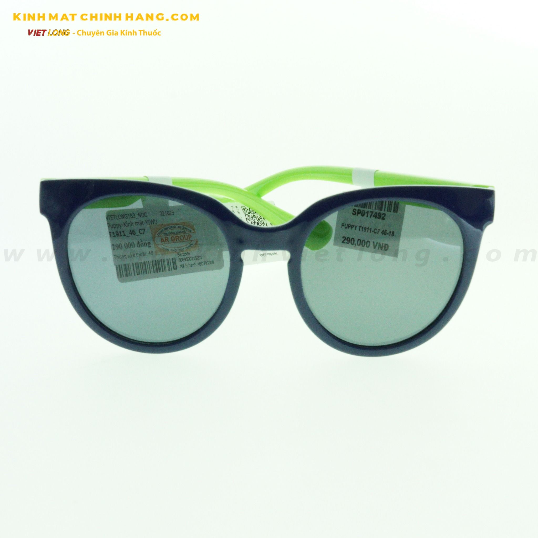  KÍNH MÁT PUPPY T1911-C7 46-18 