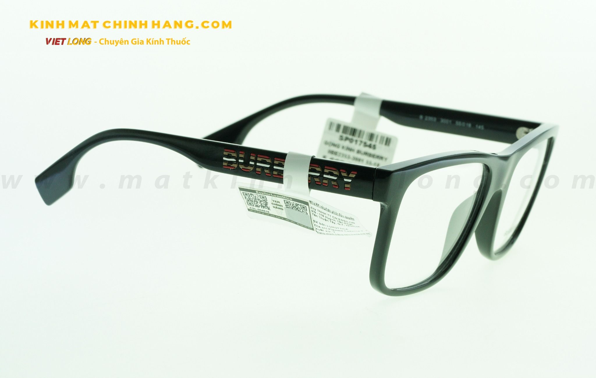  GỌNG KÍNH BURBERRY 0BE2353-3001 55-18 