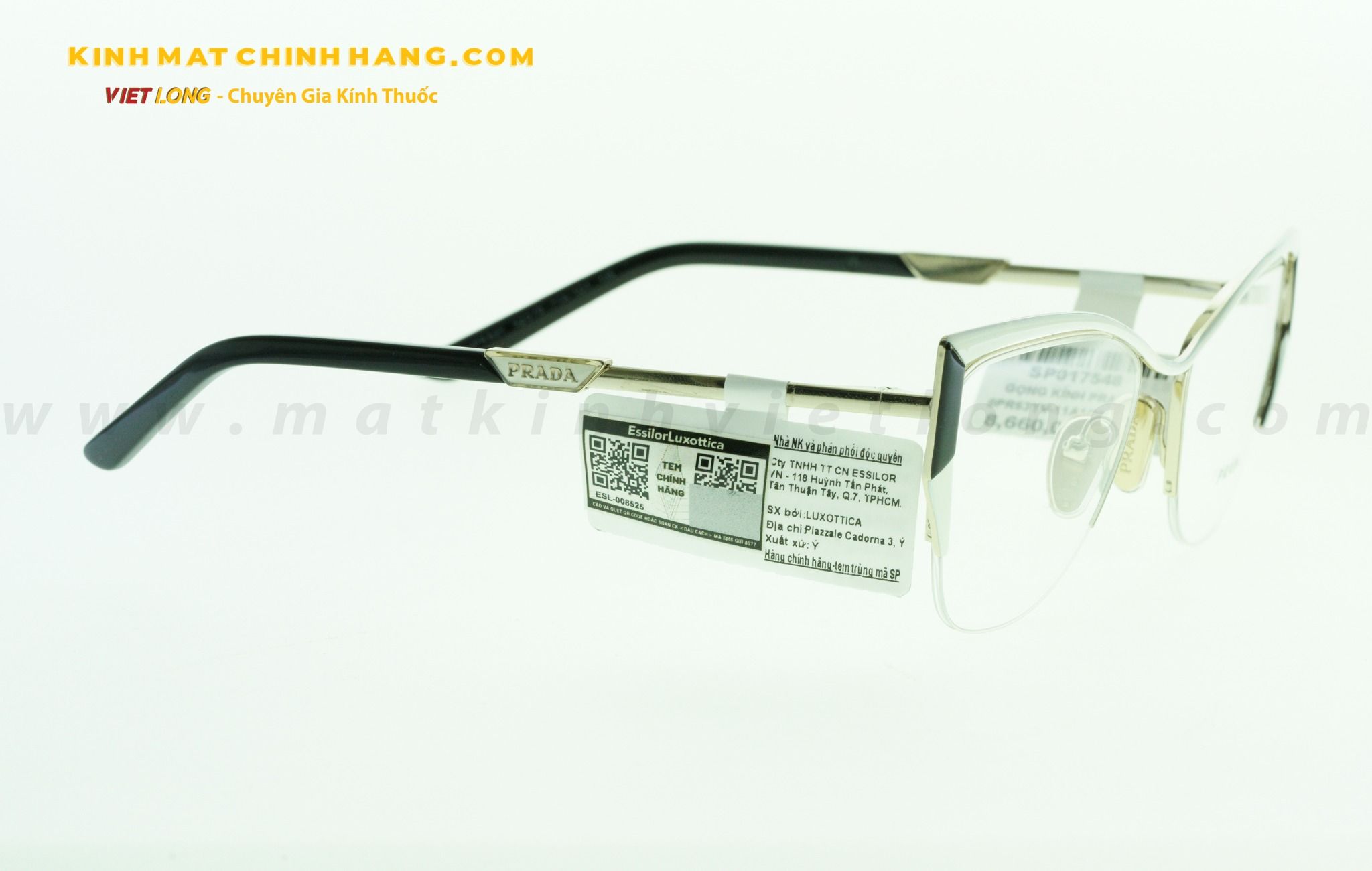  GỌNG KÍNH PRADA 0PR63YV-11A1O1 52-19 