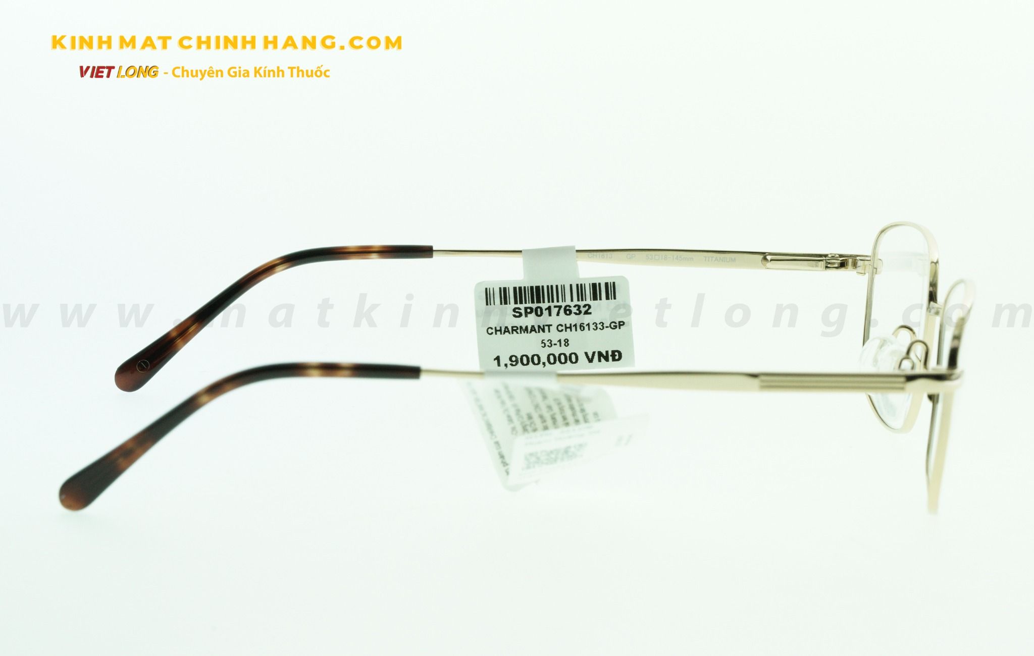  GỌNG KÍNH CHARMANT CH16133-GP 53-18 