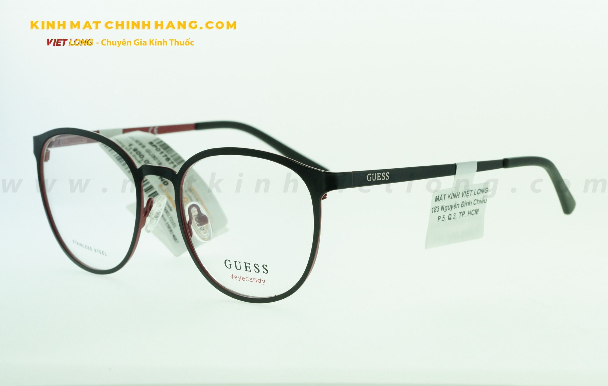  GỌNG KÍNH GUESS GU3019-002 50-18 