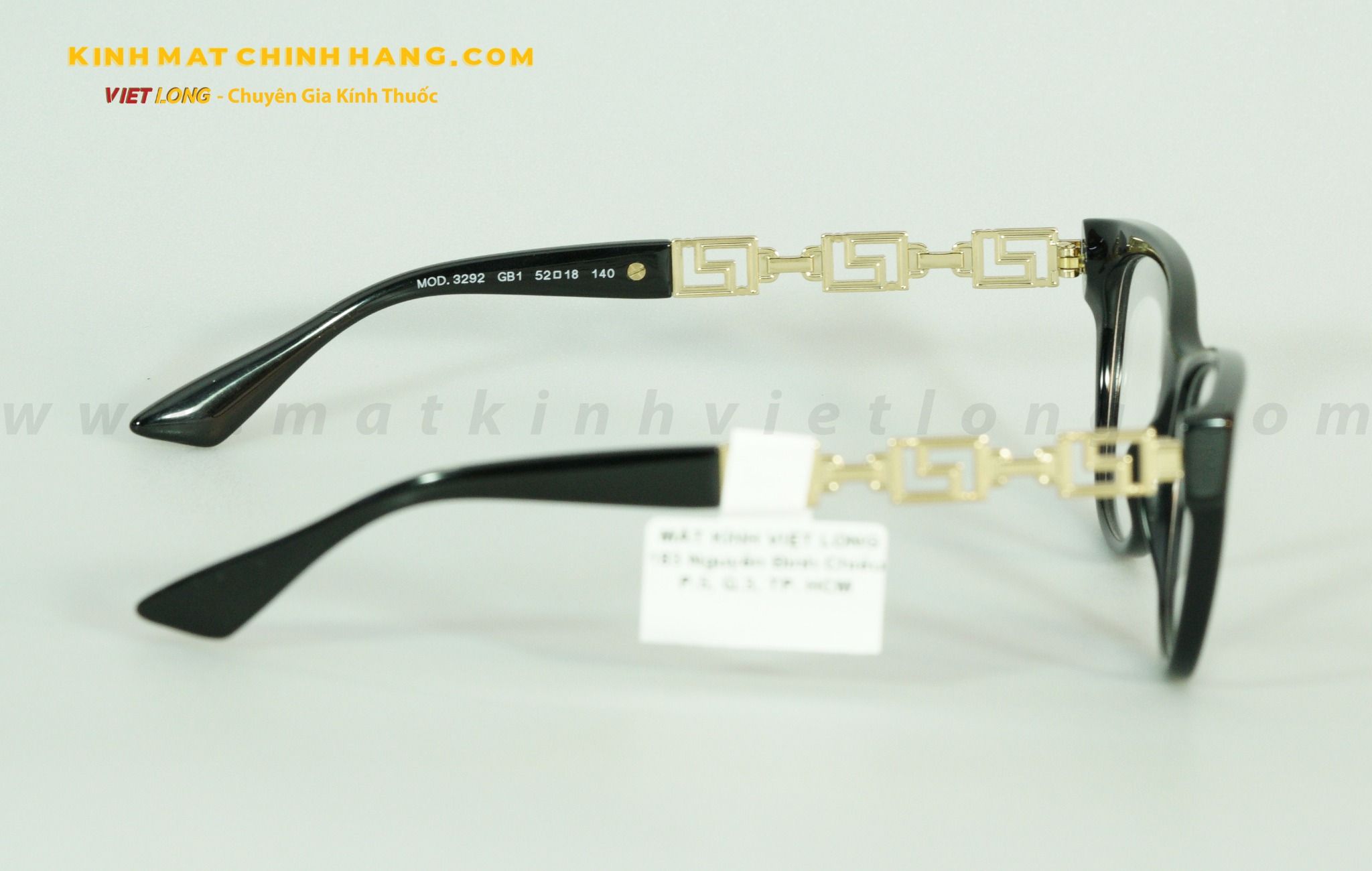  GỌNG KÍNH VERSACE 3292-GB1 52-18 