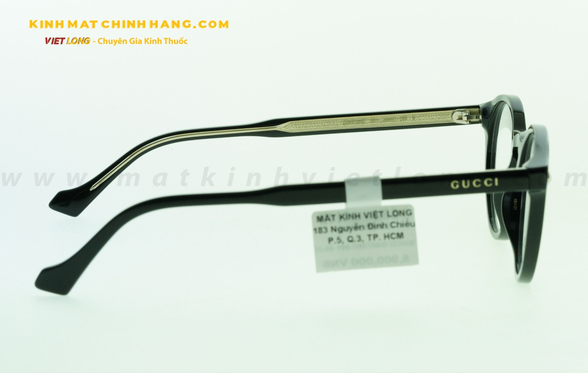  GỌNG KÍNH GUCCI GG0738O-001 48-21 