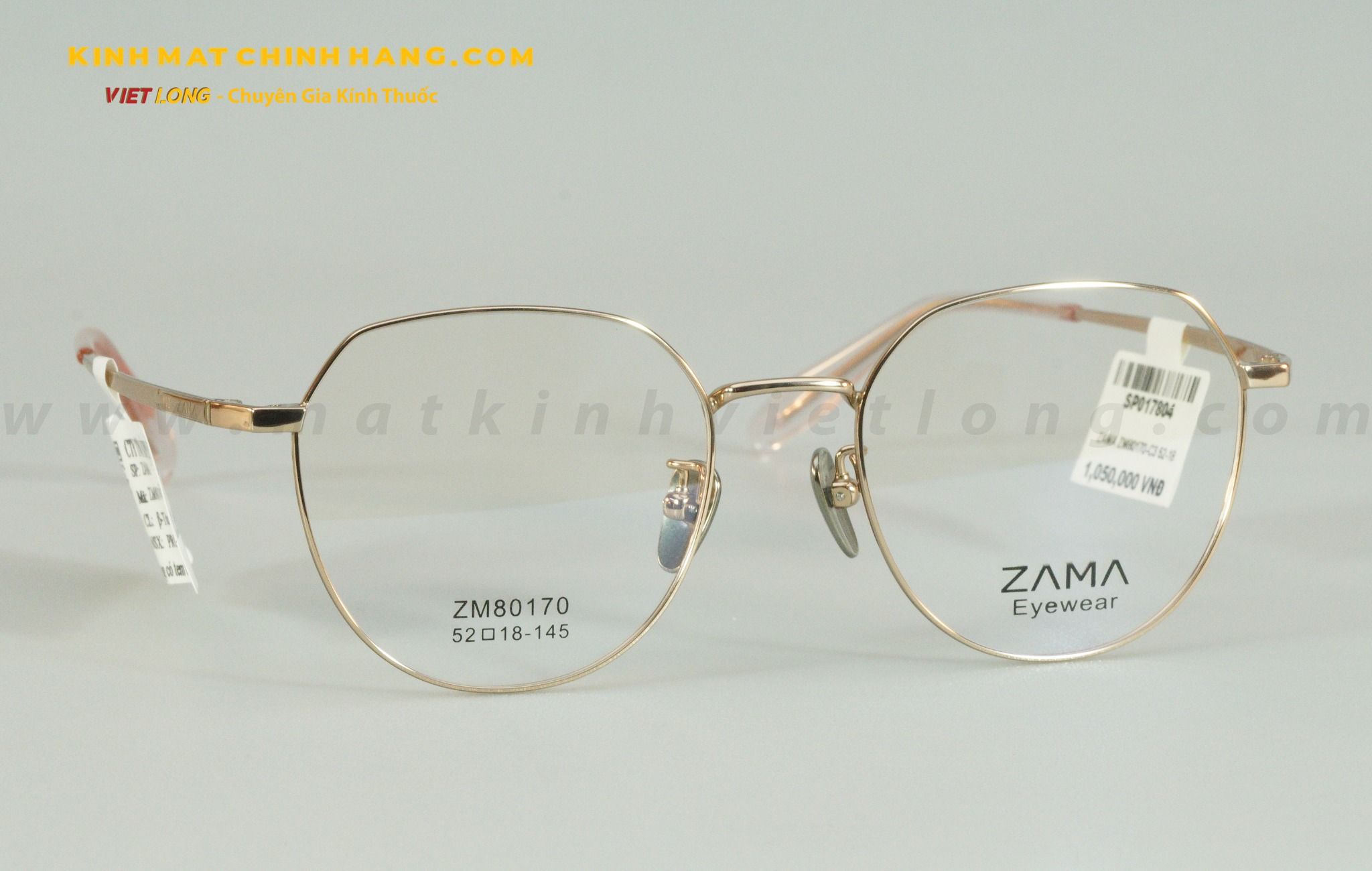  GỌNG KÍNH ZAMA ZM80170-C3 52-18 