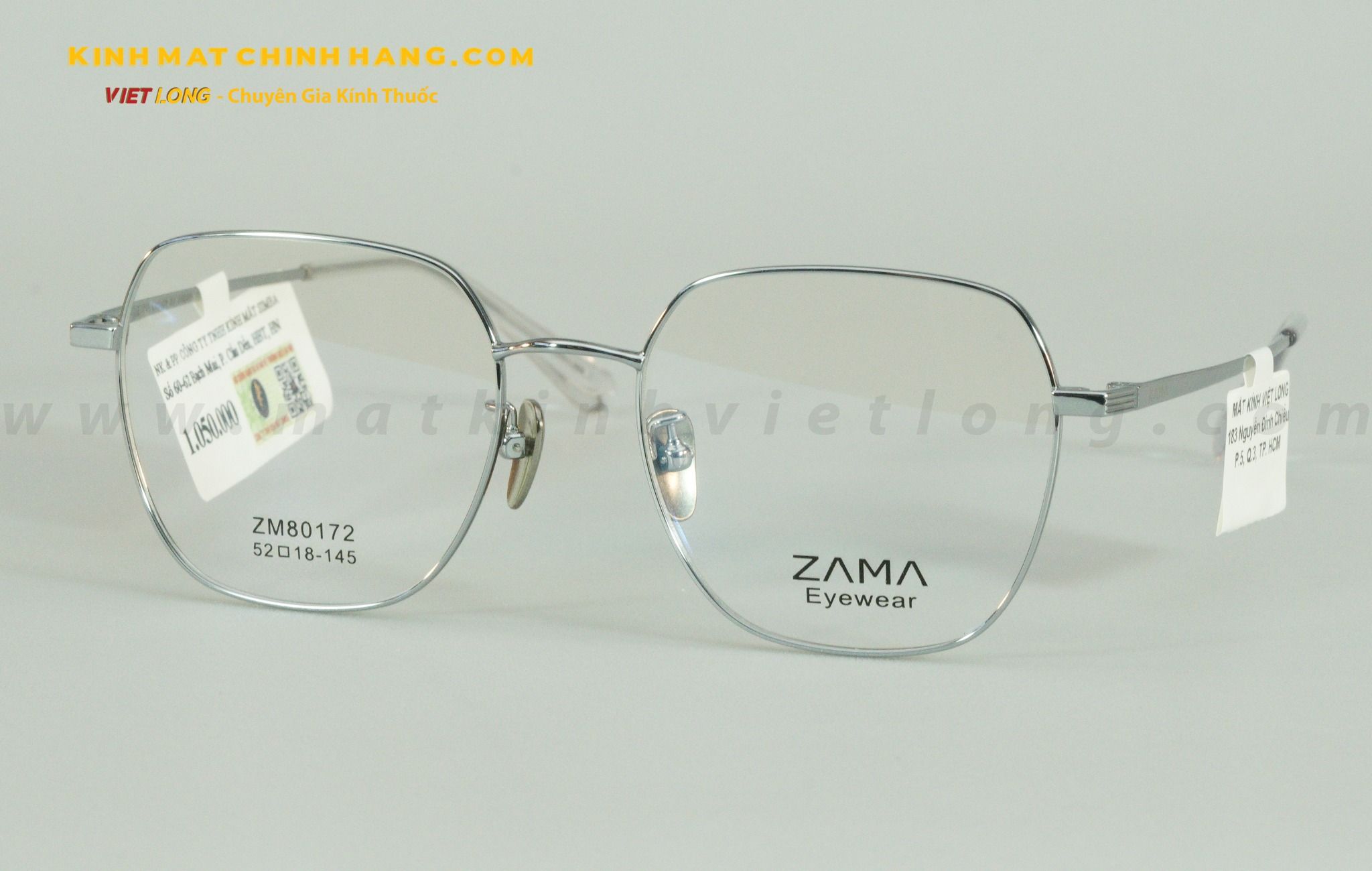  GỌNG KÍNH ZAMA ZM80172-C2 51-18 