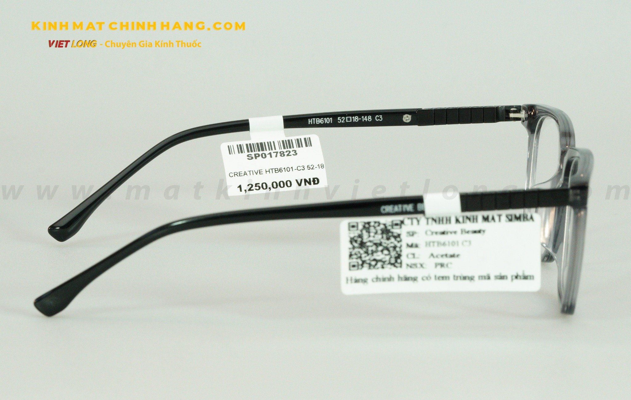  GỌNG KÍNH CREATIVE HTB6101-C3 52-18 
