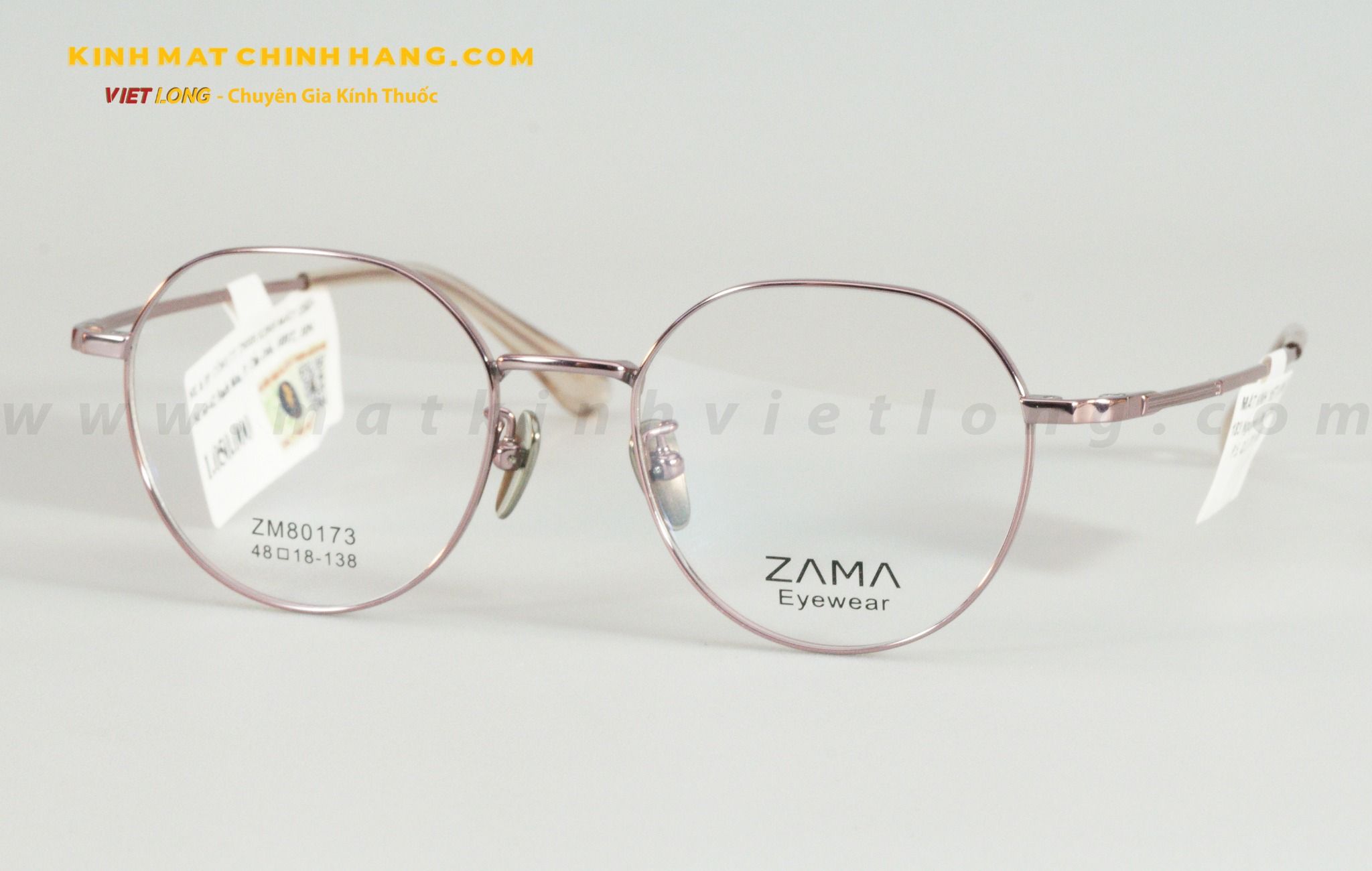  GỌNG KÍNH ZAMA ZM80173-C5 48-18 