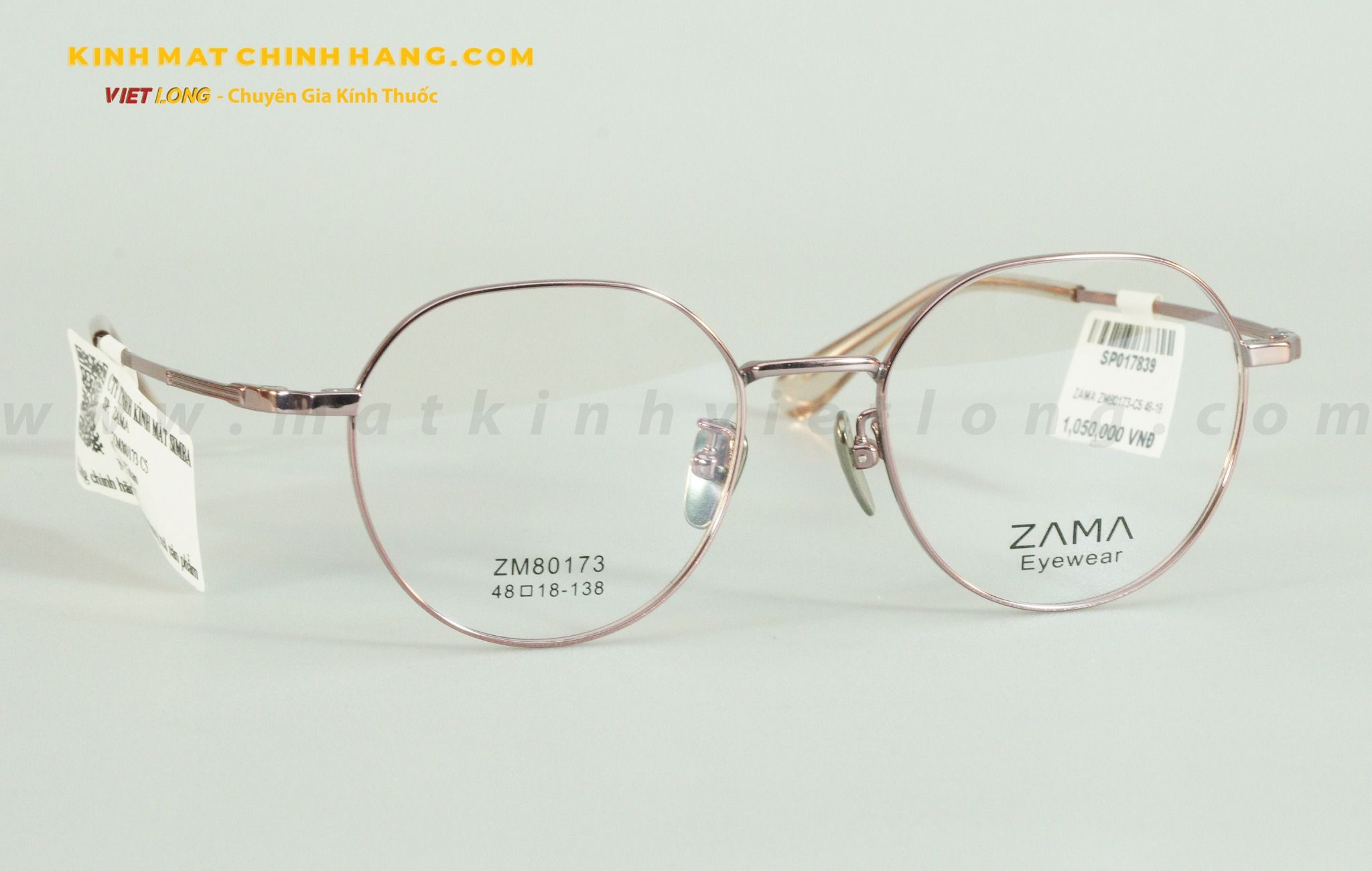  GỌNG KÍNH ZAMA ZM80173-C5 48-18 