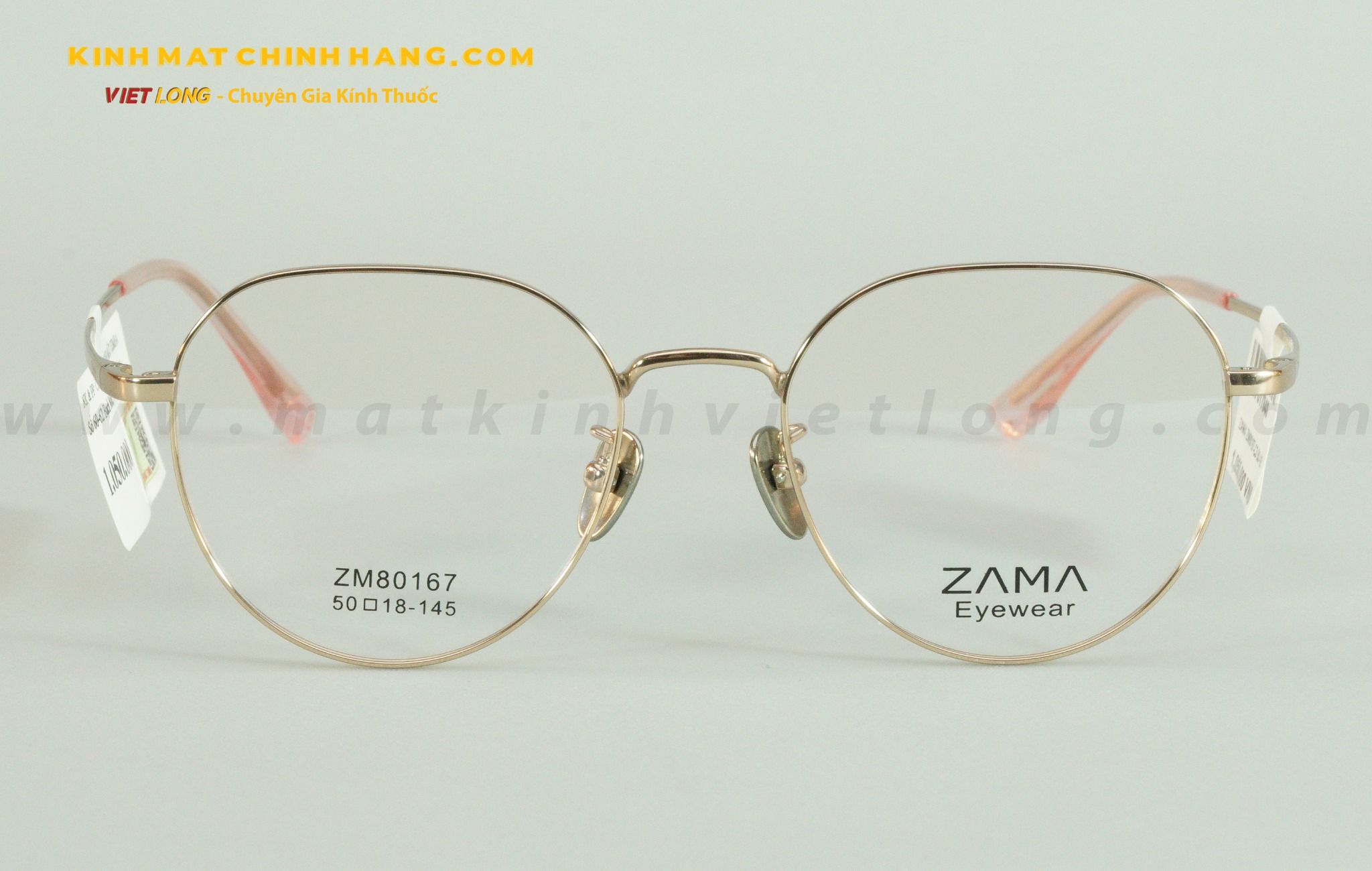  GỌNG KÍNH ZAMA ZM80167-C3 50-18 