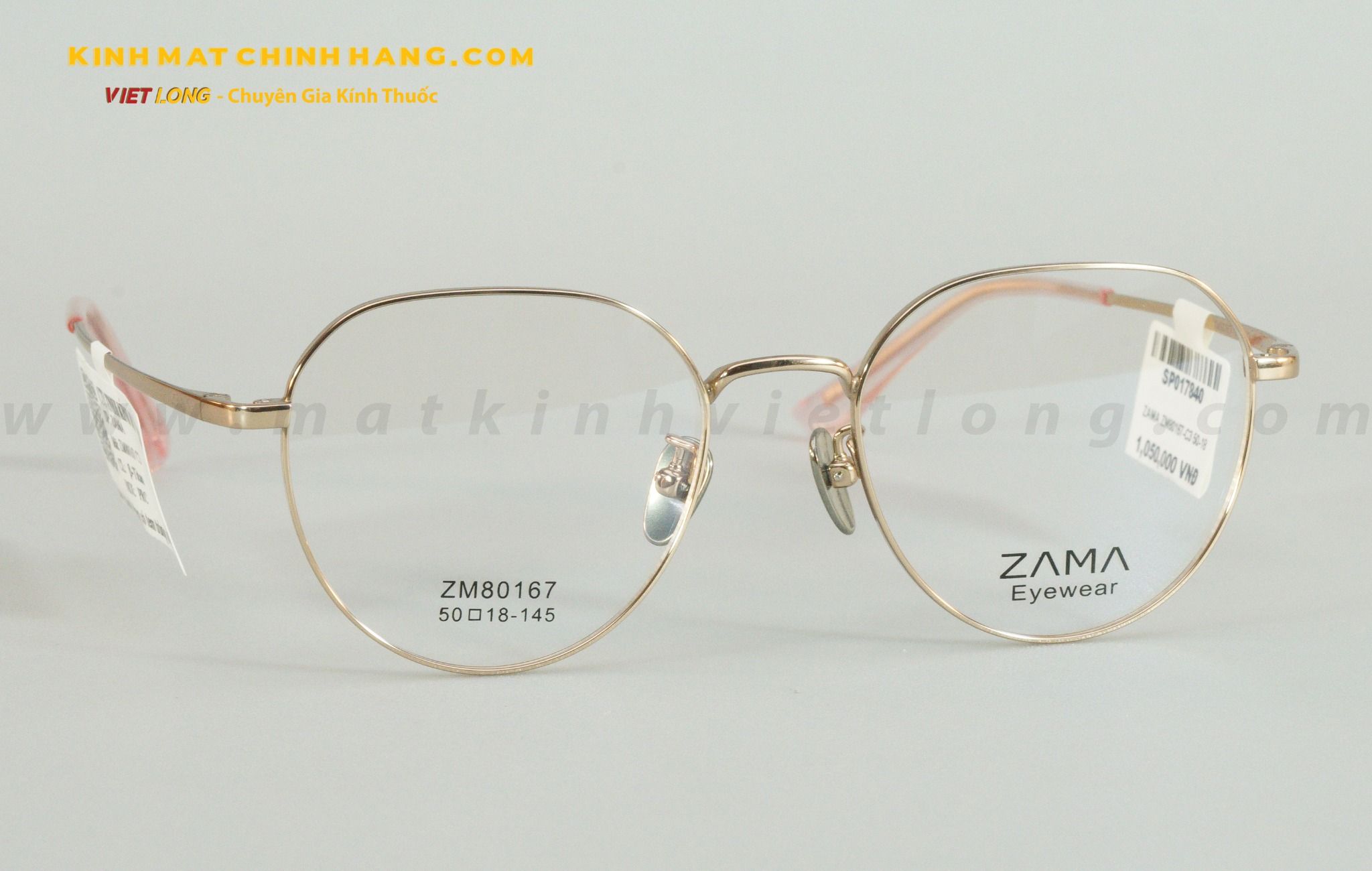  GỌNG KÍNH ZAMA ZM80167-C3 50-18 