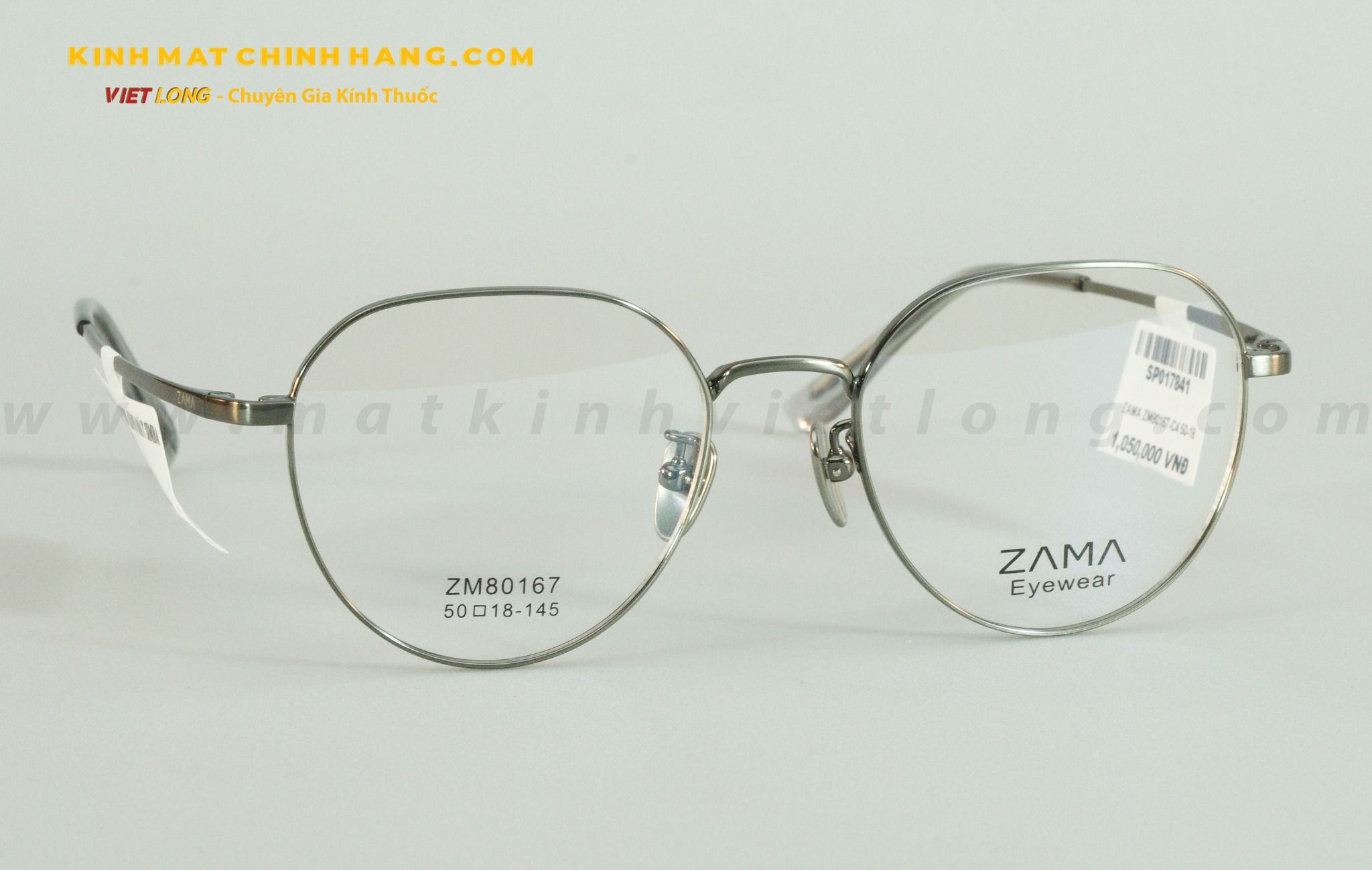  GỌNG KÍNH ZAMA ZM80167-C4 50-18 