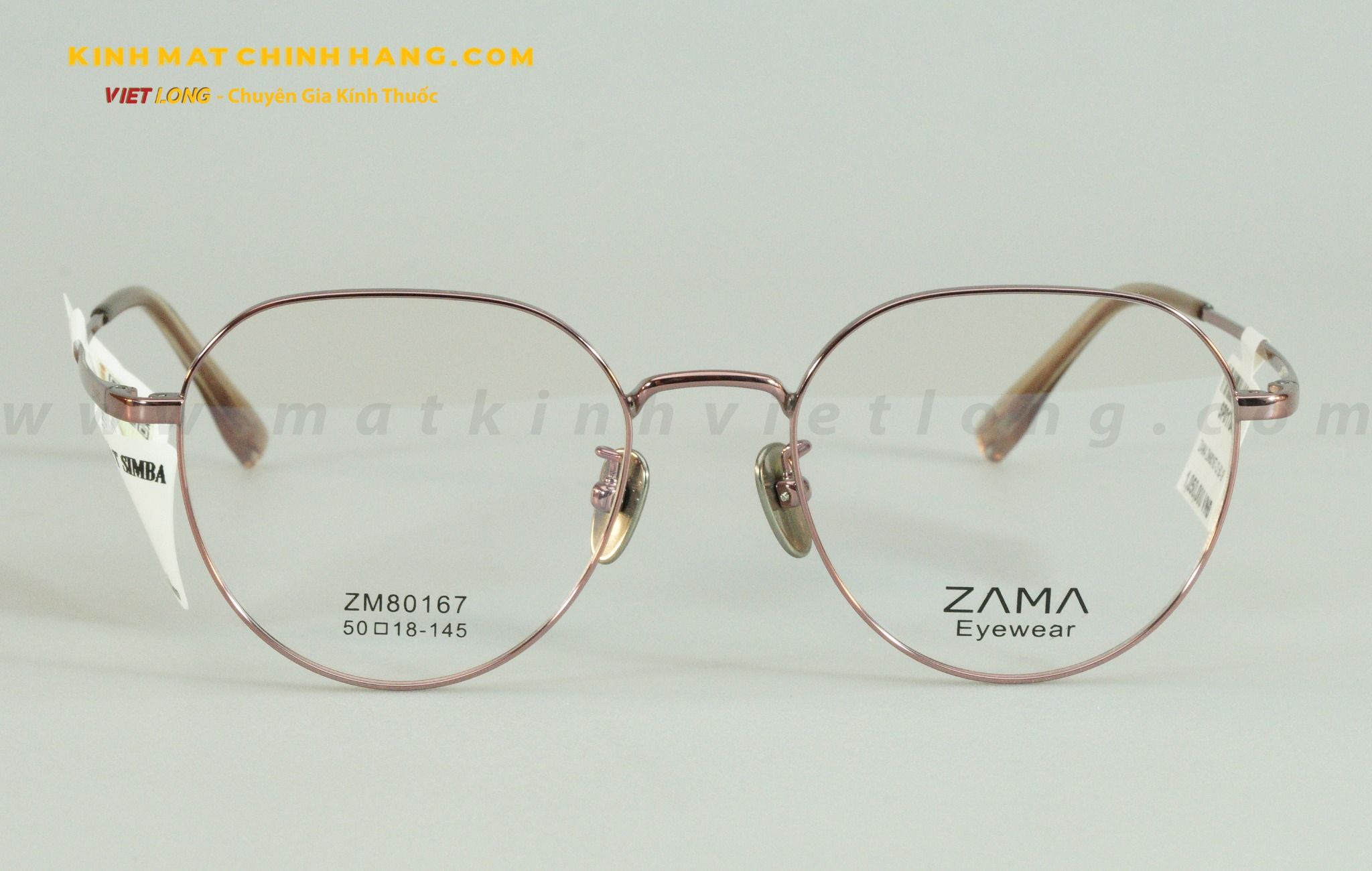  GỌNG KÍNH ZAMA ZM80167-C5 50-18 