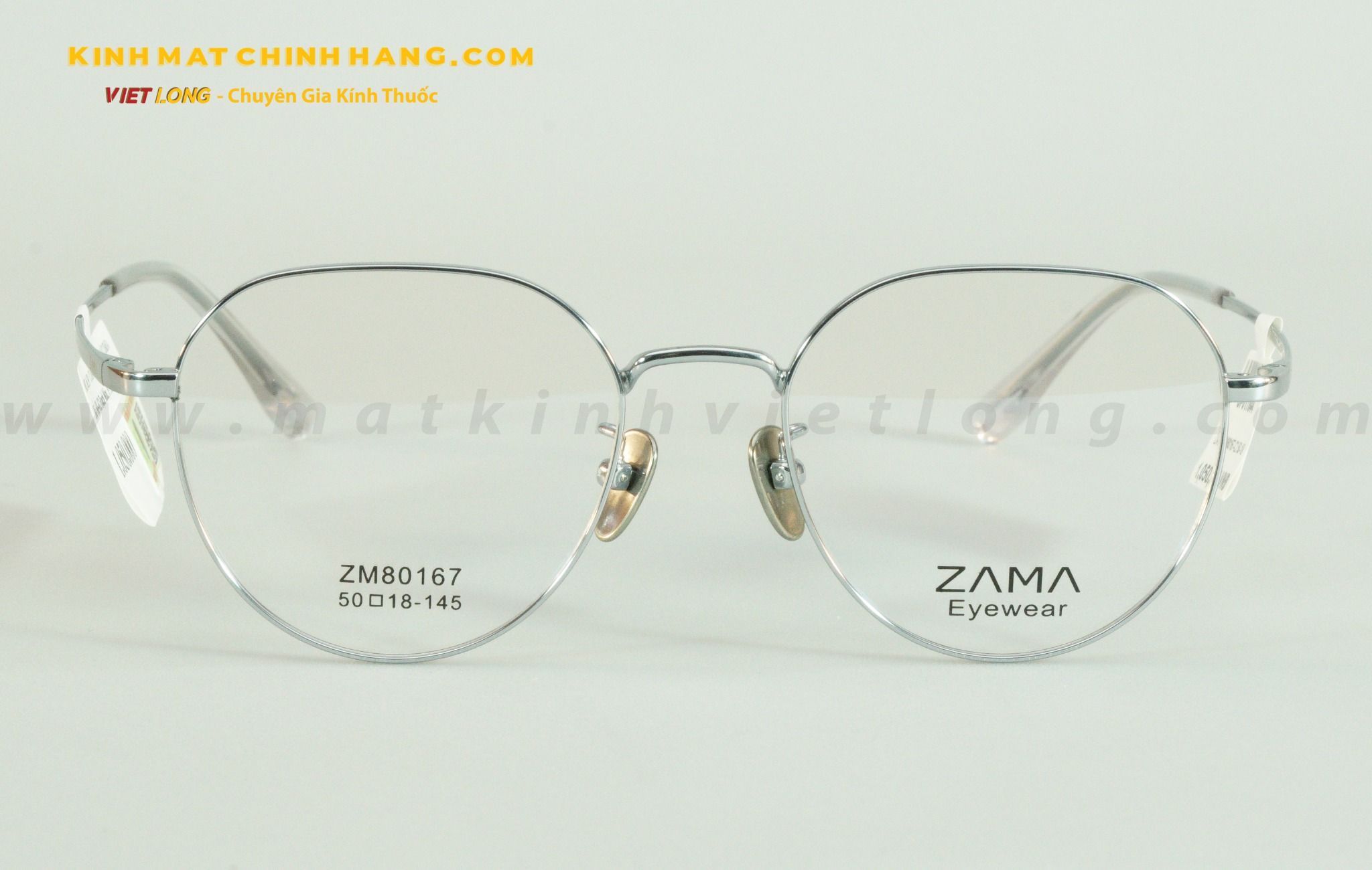  GỌNG KÍNH ZAMA ZM80167-C2 50-18 