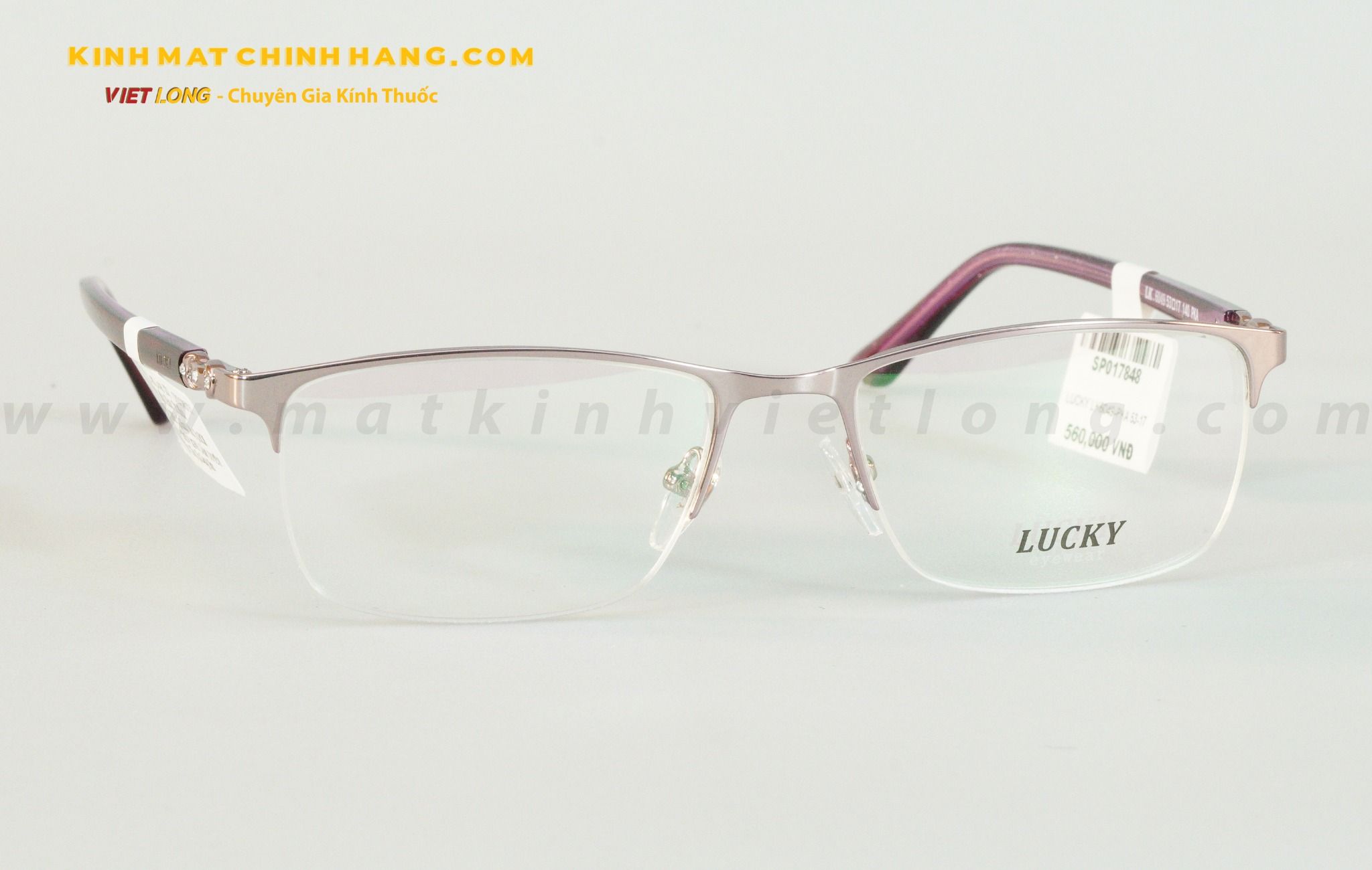  GỌNG KÍNH LUCKY LK6049-PKA 53-17 