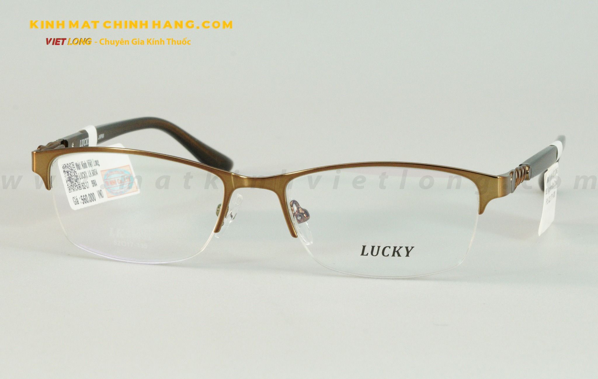  GỌNG KÍNH LUCKY LK6054-BRA 52-17 