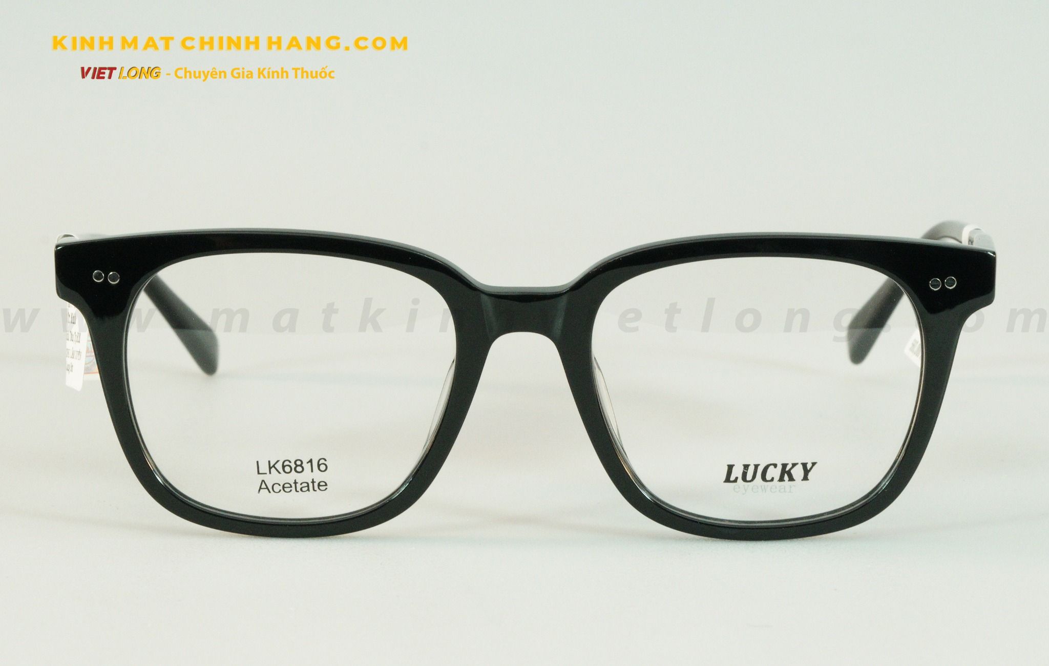  GỌNG KÍNH LUCKY LK6816-BK 52-20 