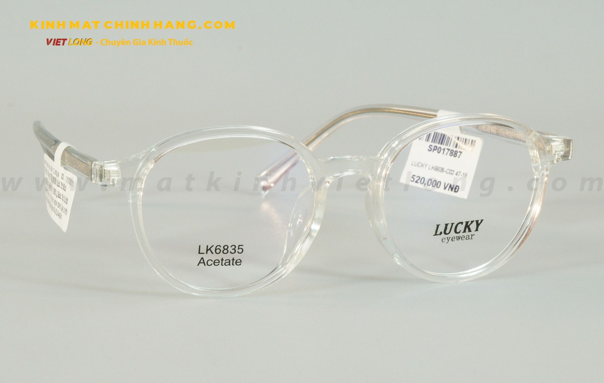  GỌNG KÍNH LUCKY LK6835-C02 47-18 