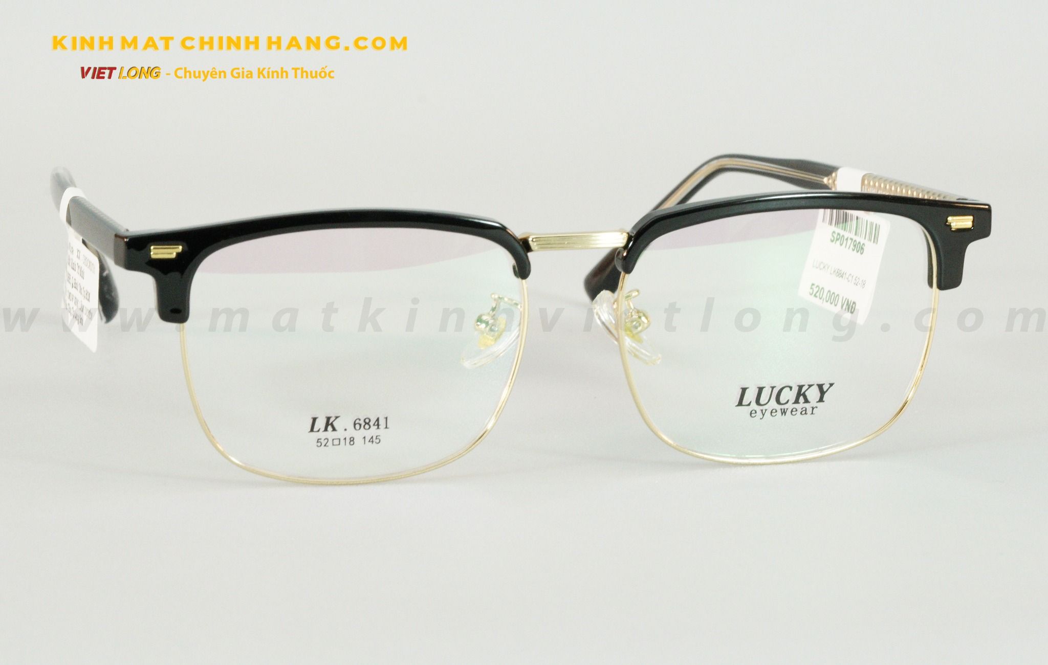  GỌNG KÍNH LUCKY LK6841-C1 52-18 