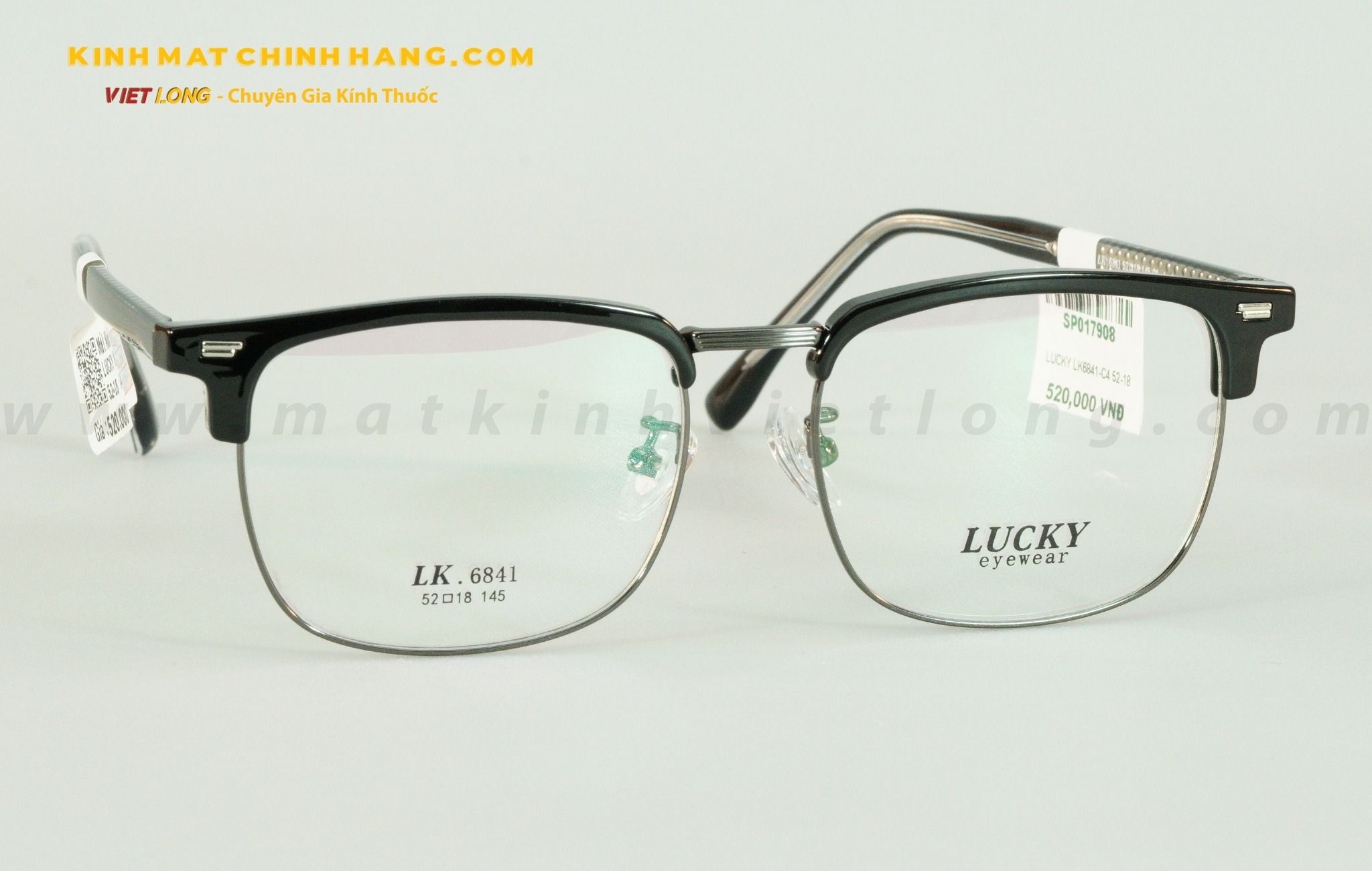  GỌNG KÍNH LUCKY LK6841-C4 52-18 