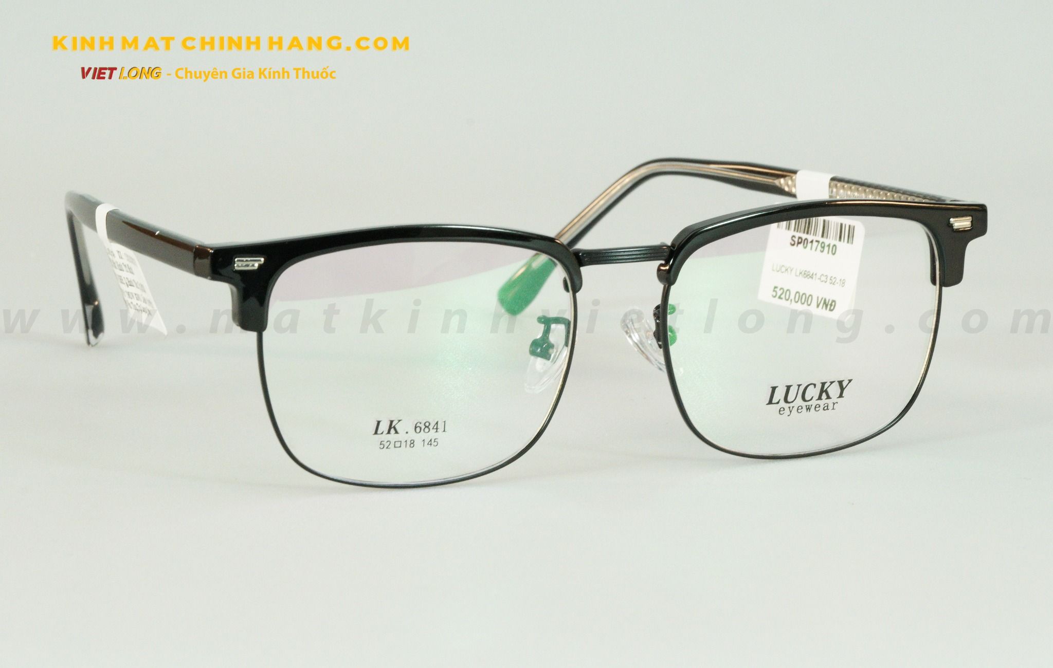  GỌNG KÍNH LUCKY LK6841-C3 52-18 