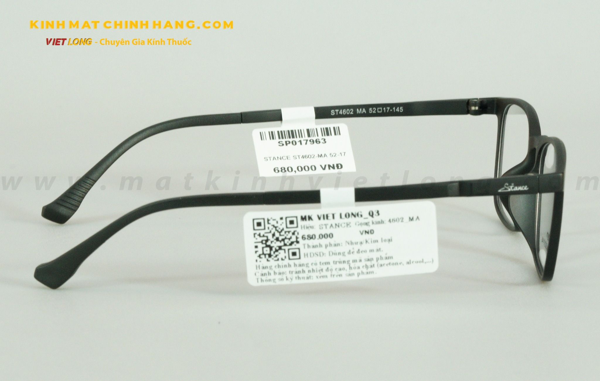  GỌNG KÍNH STANCE ST4602-MA 52-17 