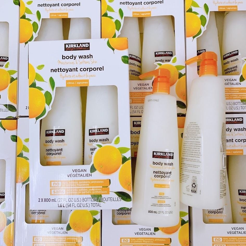 Sữa tắm dưỡng ẩm Kirkland Signature Body Wash Nettoyant Corporel