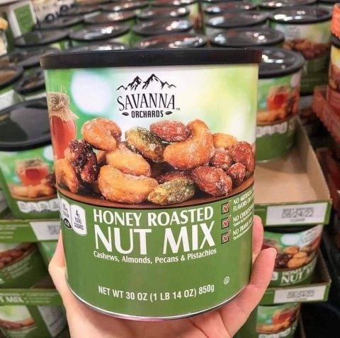  Hạt dinh dưỡng tổng hợp tẩm mật ong Savanna Gourmet Honey Roasted Nut 