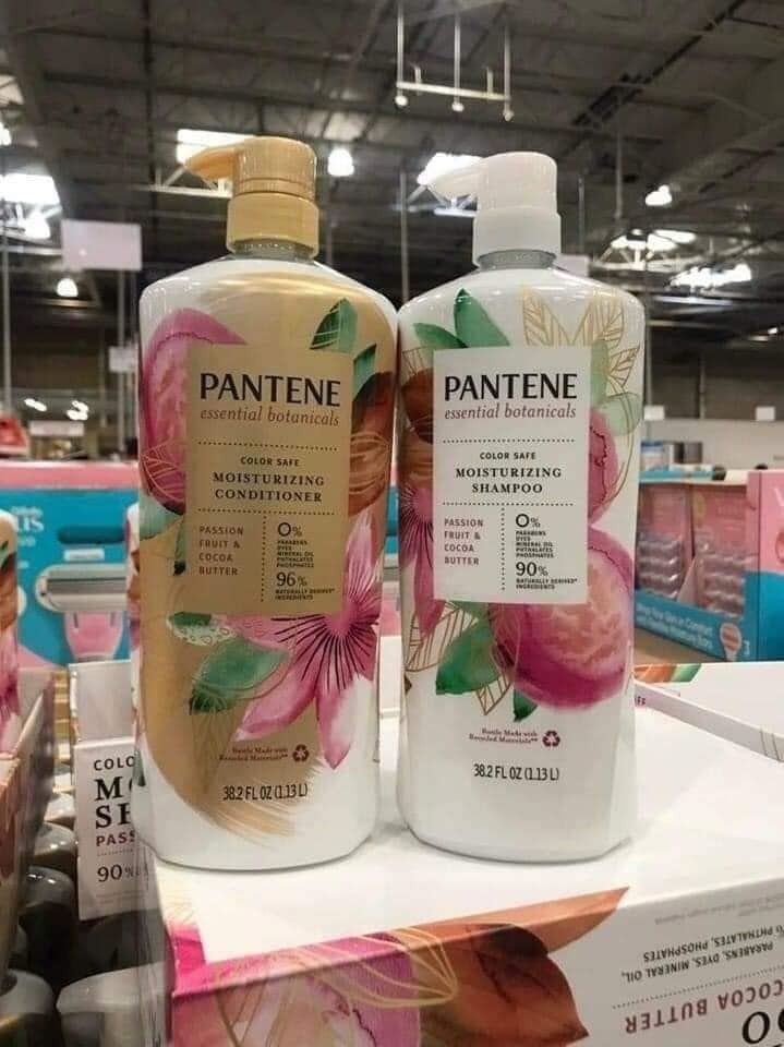 Dầu gội và dầu xả Pantene Essential Botanicals Passion Fruit & Cocoa B