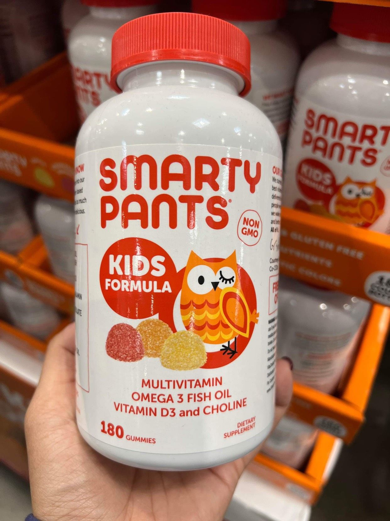 KẸO DẺO SMARTY PANTS VITAMIN TỔNG HỢP GIÚP TRẺ THÔNG MINH 180 VIÊN