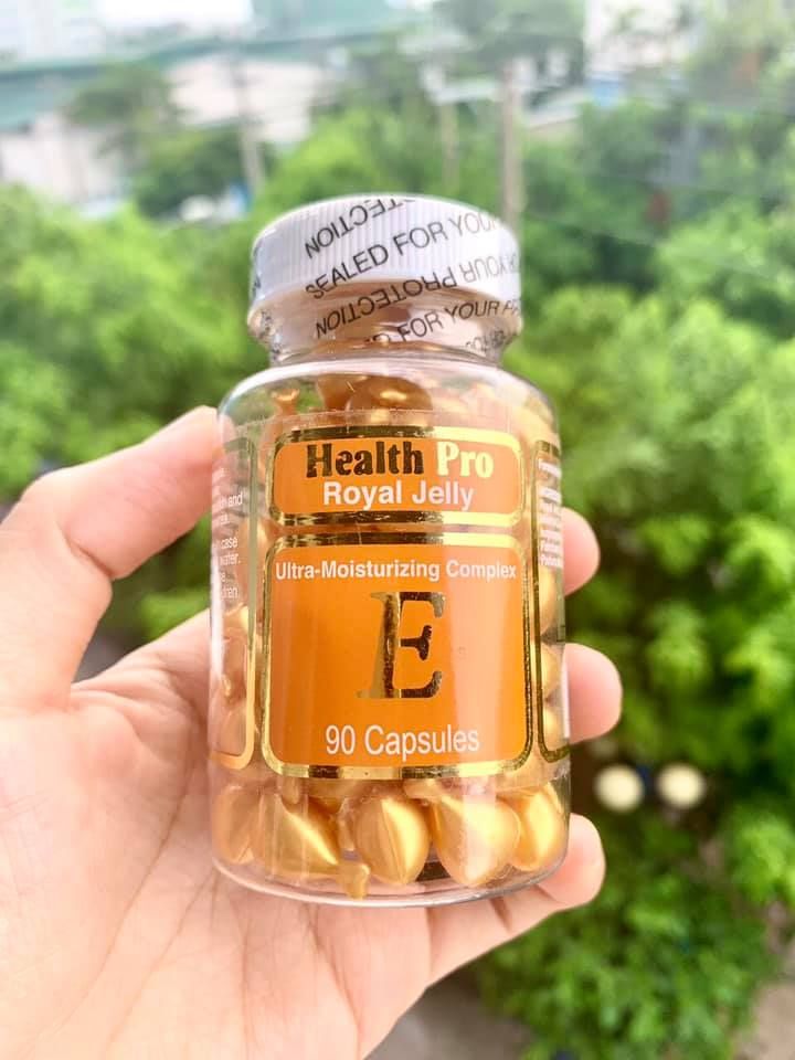 Viên nang dưỡng da Vitamin E Health Pro Royal Jelly