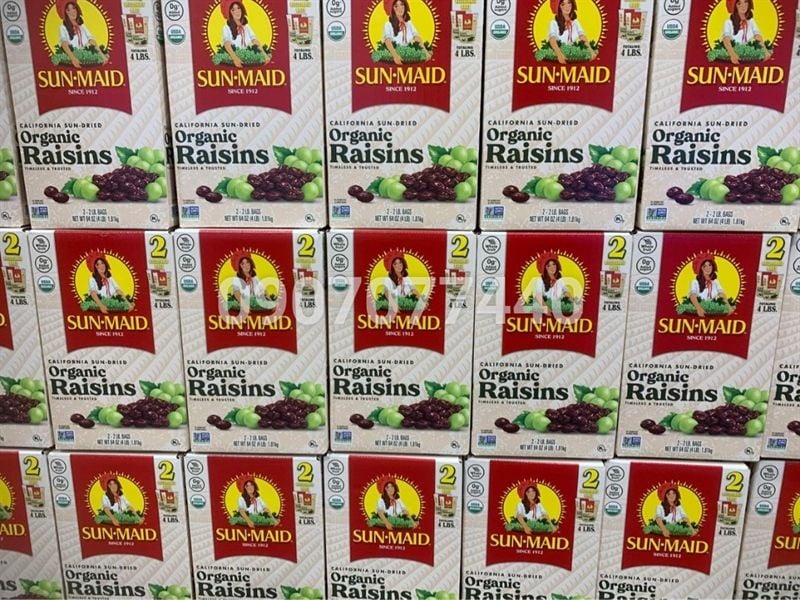 Nho khô Sunmaid Organic Raisins