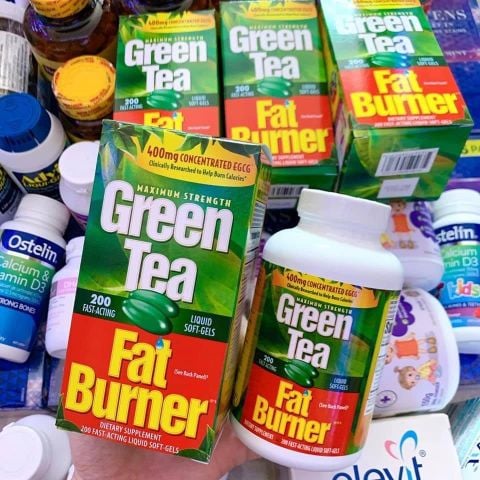  Viên uống hỗ trợ giảm cân từ trà xanh Green Tea Fat Burner 400mg 
