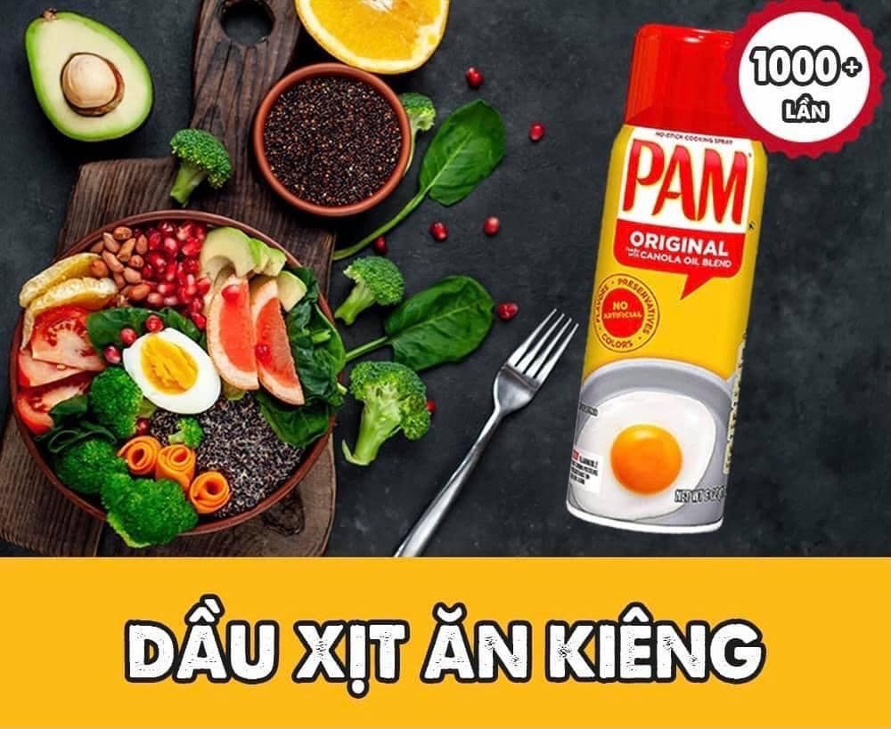 Dầu ăn kiêng dạng xịt Pam Original