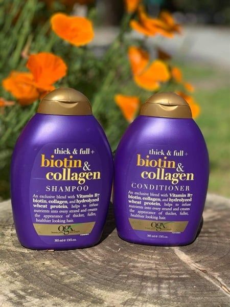 Set dầu gội & xả Biotin & Collagen