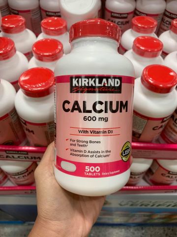  Viên uống bổ sung canxi Kirkland Signature Calcium 600mg + D3 