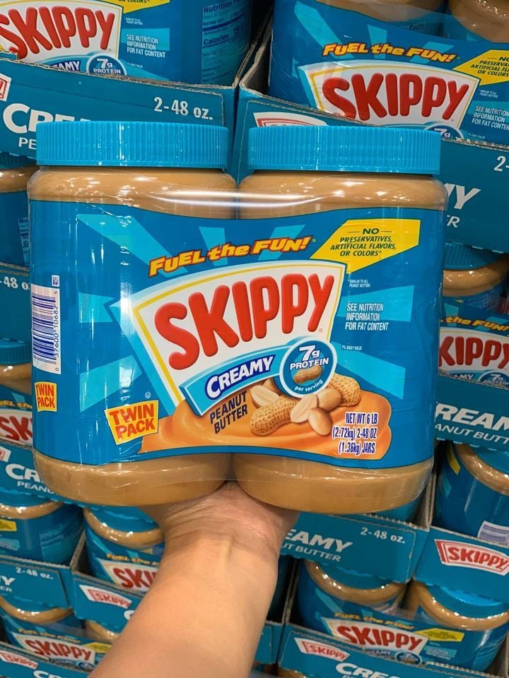 Bơ Đậu Phộng Skippy Cream Peanut Butter 1.36kg