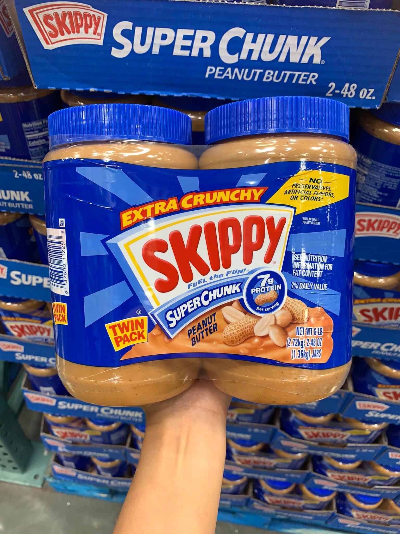 Bơ Đậu Phộng Skippy Cream Peanut Butter 1.36kg
