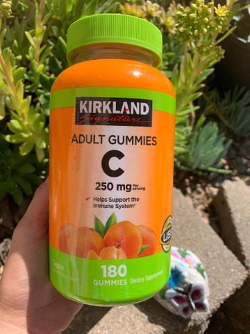  Kẹo dẻo bổ sung Vitamin C Kirkland Adult Gummies C 250mg (180 viên) 