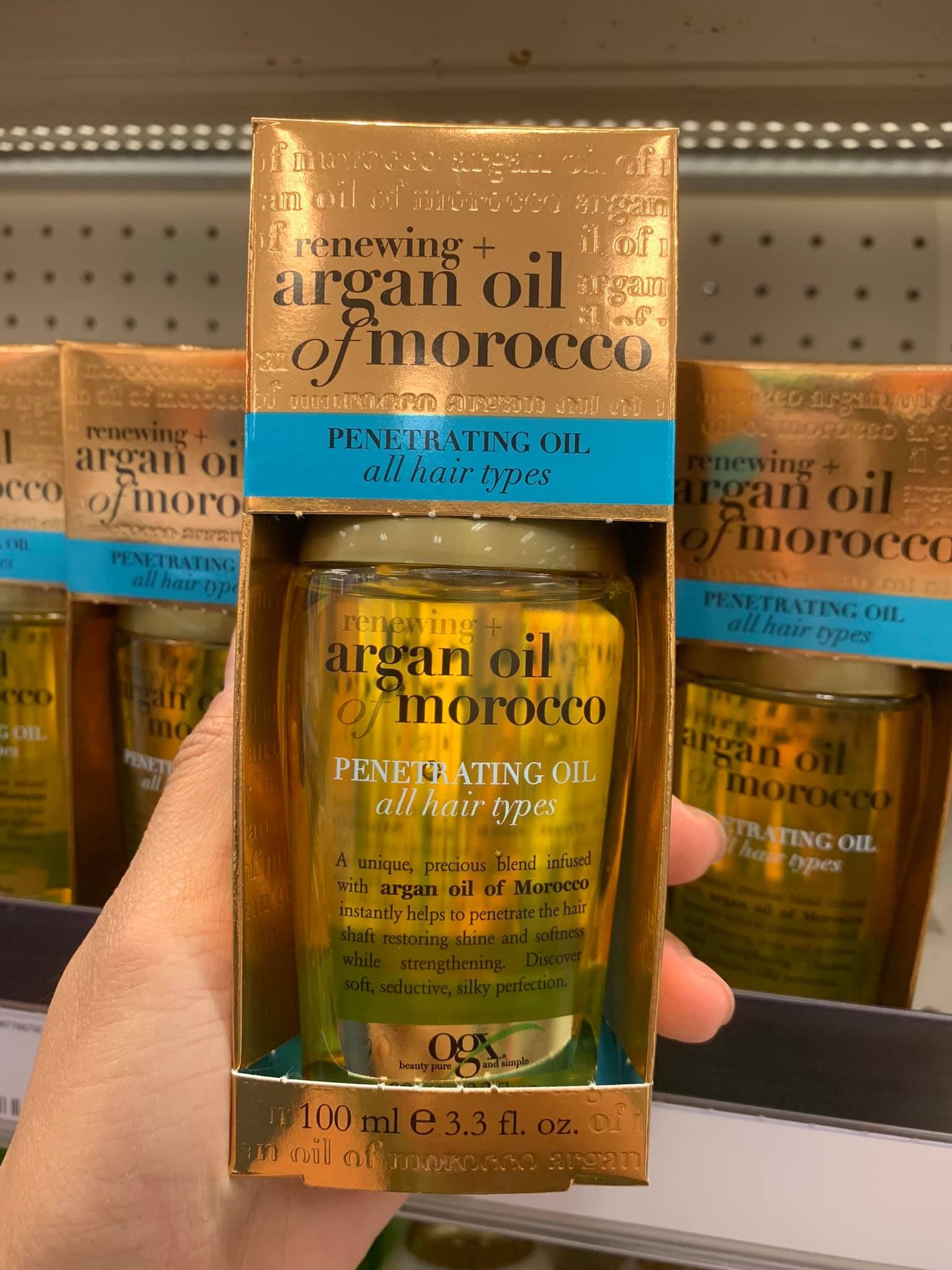 Tinh dầu bóng dưỡng tóc OGX ARGAN OIL 100ML MADE IN USA chuyên dùng cho tóc khô hư tổn myphamvinacom #29 Tinh dầu bóng dưỡng tóc OGX ARGAN OIL 100ML MADE IN USA chuyên dùng cho tóc khô hư tổn myphamvinacom