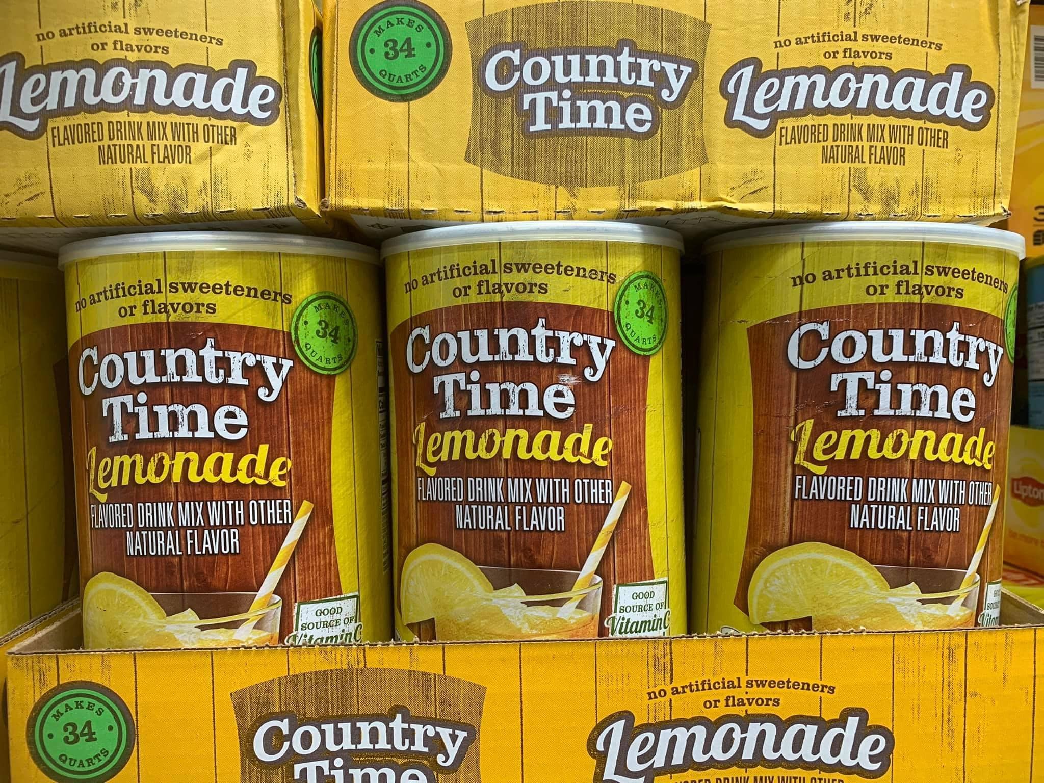 Bột pha nước chanh Country Time Lemonade – Hộp 2,33kg