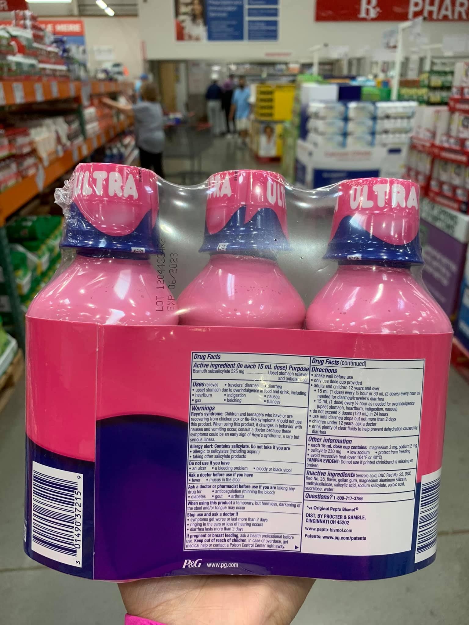 Siro hỗ trợ điều trị tiêu hóa, dạ dày Pepto Bismol – Chai 354ml