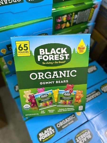 Kẹo dẻo gấu vị trái cây hữu cơ Black Forest Gummy Bear