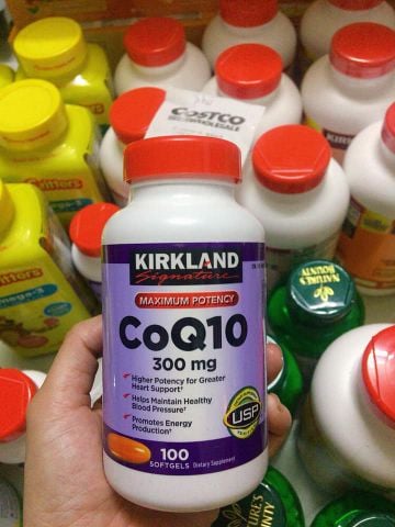  Viên uống hỗ trợ tim mạch Kirkland signature CoQ10 300mg 