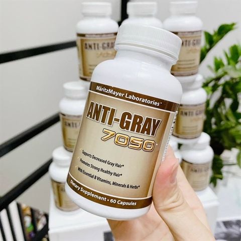  Viên uống trị tóc bạc sớm Super Anti Gray Hair 7050 